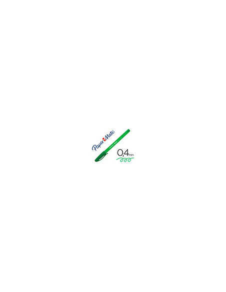 BOLIGRAFO PAPER MATE INKJOY 100 PUNTA MEDIA TRAZO 1 MM VERDE
