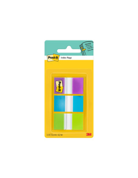 BANDERITAS POST-INDEX 680-ROY VE-AZ-VI DISPENSADOR FUNDA 3X19