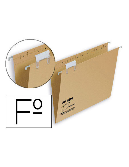CARPETA COLGANTE FL VISOR SUP. HAMELIN KRAFT ECO