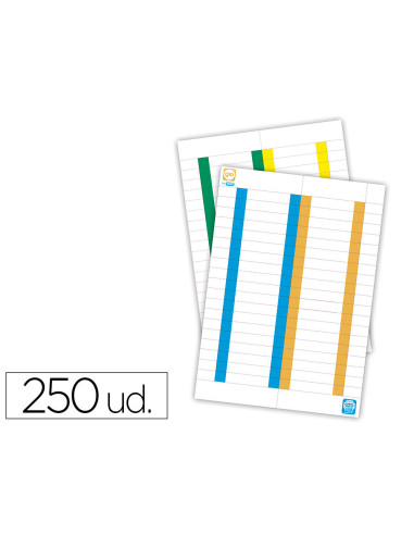 ETIQUETAS PAPEL GIO 400022782 TIRA VISORES 350UD.