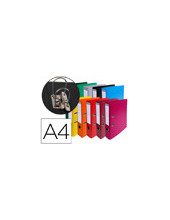 ARCH.PAL.EXACOMPTA CARTON FORRADO PVC A4 COL. SURT. LOMO 70 MM 2