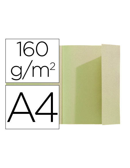 SUBCARPETA A4 160 GR. EXACOMPTA 1 SOLAPA VERDE CLARO C/100