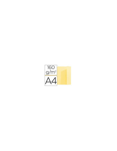 SUBCARPETA A4 160 GR. EXACOMPTA 1 SOLAPA AMARILLO