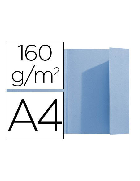 SUBCARPETA A4 160 GR. EXACOMPTA 1 SOLAPA AZUL CLARO C/100