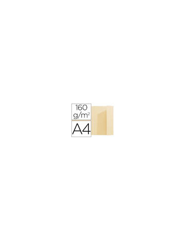 SUBCARPETA A4 160 GR. EXACOMPTA 1 SOLAPA CREMA C/100