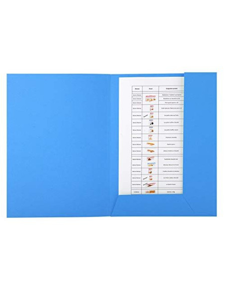 SUBCARPETA RECICLADA A4 280 GR. EXACOMPTA 2 SOLAPAS AZUL