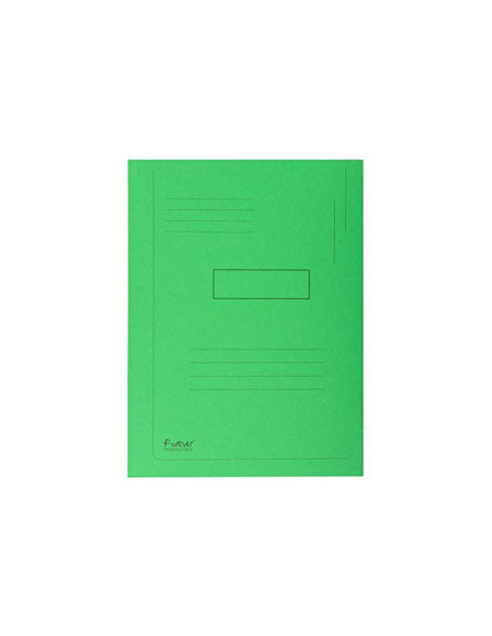 SUBCARPETA RECICLADA A4 280 GR. EXACOMPTA 2 SOLAPAS VERDE