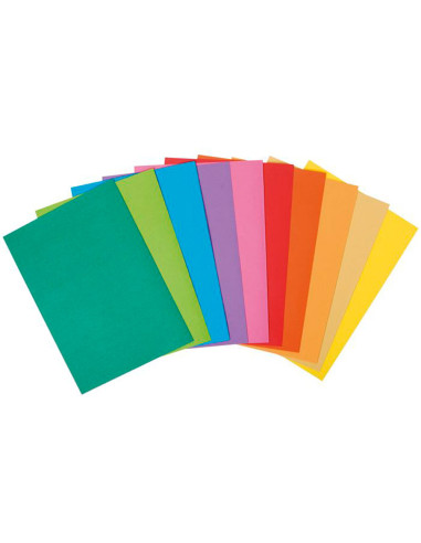 SUBCARPETA A4 80 GR. FINO EXACOMPTA COLORES SURTIDOS C/100