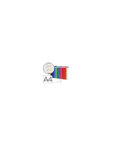 CARPETA 4A 30MM REDONDAS EXACOMPTA A4 CARTON FORRADO COL.SURT.