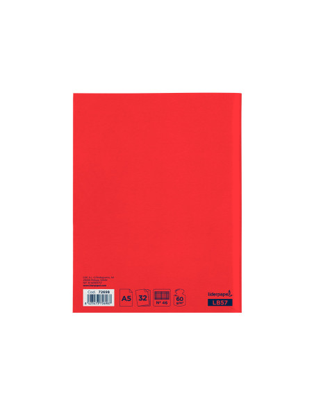 CUADERNO GRAP. WRITE A5 T.CARTON RAYADO Nº 46 32H. 60GR. COL.SURT.