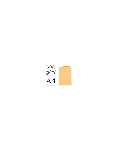 SUBCARPETA A4 220 GR. EXACOMPTA CREMA 100 UD.