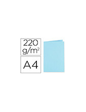 SUBCARPETA A4 220 GR. EXACOMPTA AZUL CLARO 100 UD. 2