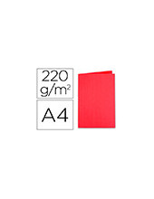SUBCARPETA A4 220 GR. EXACOMPTA ROJO 2