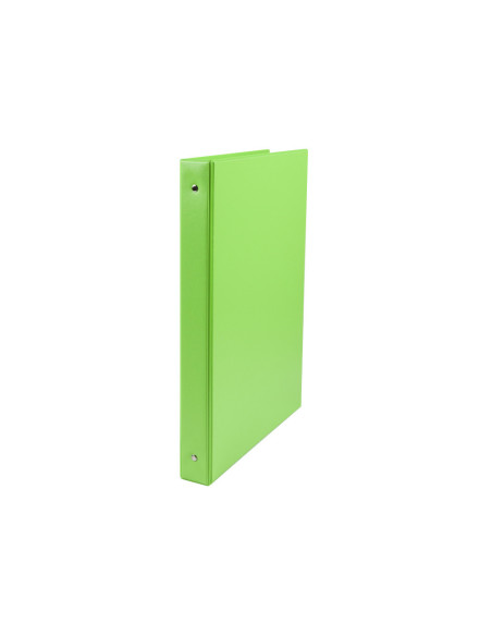 CARPETA LIDERPAPEL 4A 40 MM REDONDAS PLASTICO FL.COL.VER. PISTACHO