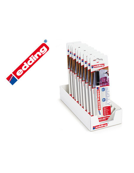 ROTULADOR EDDING 8040/1 PARA TEJIDO COLOR NEGRO