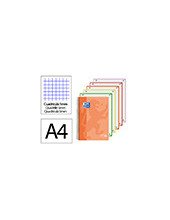 CUADERNO ESP. OXFORD OPTIK A4 T.PLASTICO MICRO 5MM 120H, ROSA 2