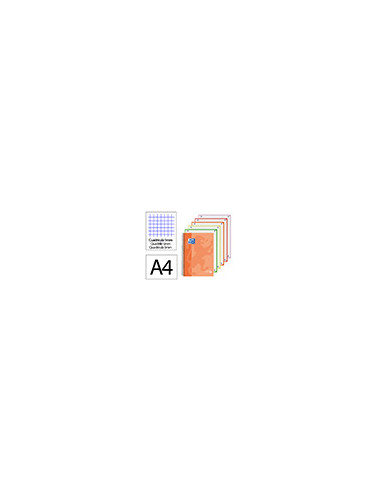 CUADERNO ESP. OXFORD OPTIK A4 T.PLASTICO MICRO 5MM 120H, ROSA