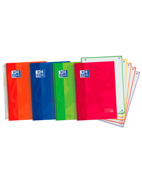CUADERNO ESP. OXFORD OPTIK A4 T.EXTRA MICRO 5MM 120H 90GR. AZ.