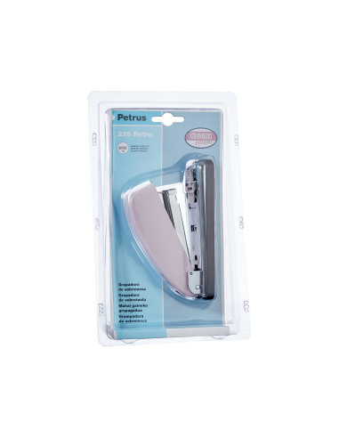 GRAPADORA PETRUS 226 ROSA STRAWBERRY CREAM CAPACIDAD 30 HOJAS