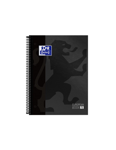 CUADERNO ESP. OXFORD EBOOK A4 T.EXTRA. 5MM 80H. GRIS