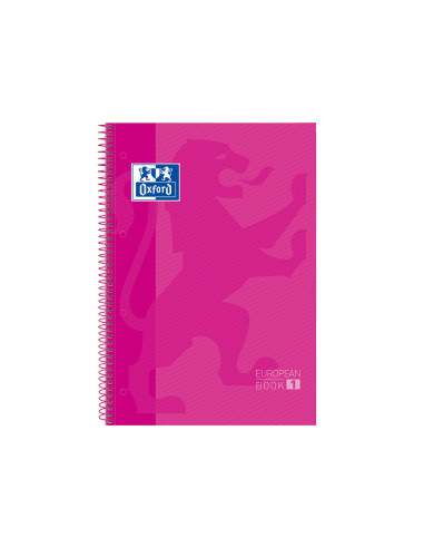 CUADERNO ESP. OXFORD EBOOK A4 T.EXTRA 5MM 80H 90GR. ROSA