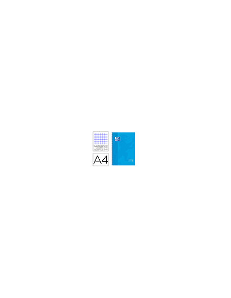 CUADERNO ESP. OXFORD EBOOK A4 T.EXTRA 5MM 80H 90GR. TURQ.