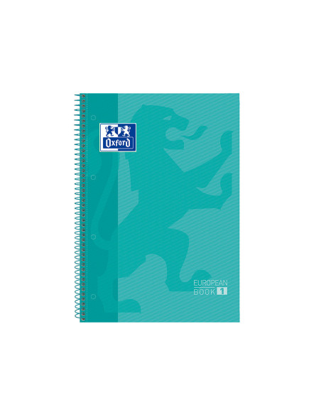 CUADERNO ESP. OXFORD EBOOK A4 T.EXTRA 5MM 80H 90GR. MENTA