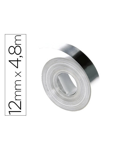 CINTA DYMO 31000 12MMX4,8MT ALUMINO S/ADH.