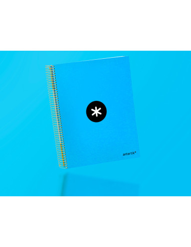 CUADERNO ESP. ANTARTIK A4 T.FORRADA MICRO HOR. 5B 4T.120H.100GR.AZ.