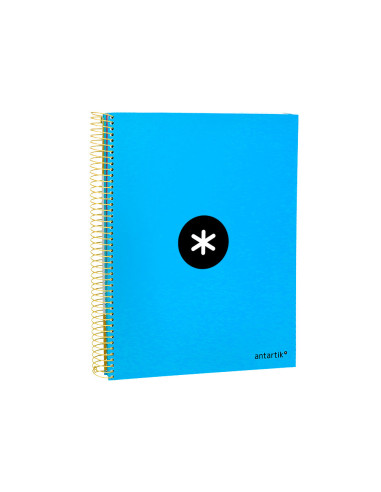 CUADERNO ESP. ANTARTIK A4 T.FORRADA MICRO HOR. 5B 4T.120H.100GR.AZ.
