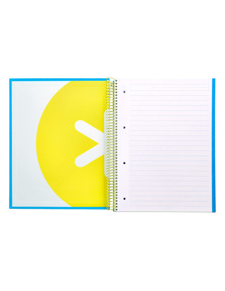 CUADERNO ESP. ANTARTIK A4 T.FORRADA MICRO HOR. 5B 4T.120H.100GR.AZ.