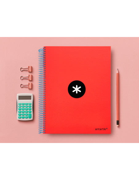 CUADERNO ESP. ANTARTIK A4 T.FORRADA MICRO HOR. 5B 4T.120H.100GR.RJ