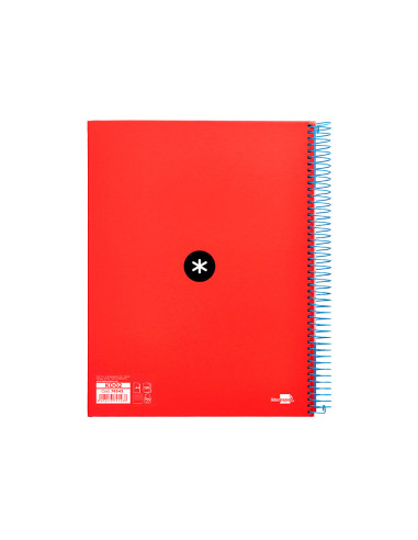 CUADERNO ESP. ANTARTIK A4 T.FORRADA MICRO HOR. 5B 4T.120H.100GR.RJ