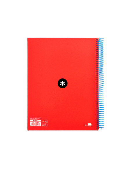 CUADERNO ESP. ANTARTIK A4 T.FORRADA MICRO 5MM 5B 4T.120H.100GR.RJ.