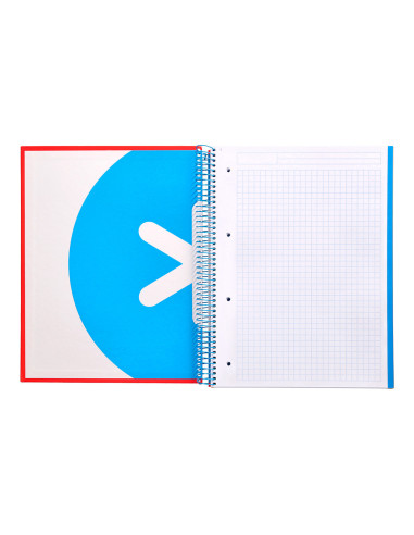 CUADERNO ESP. ANTARTIK A4 T.FORRADA MICRO 5MM 5B 4T.120H.100GR.RJ.