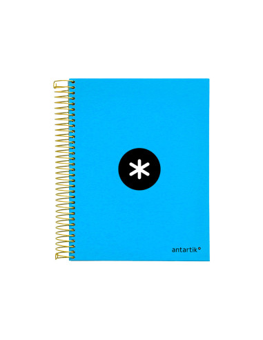 CUADERNO ESP. ANTARTIK A5 T.FORRADA MICRO 5MM 5B 6T.120H.100GR.AZ. FL