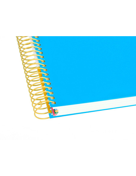 CUADERNO ESP. ANTARTIK A5 T.FORRADA MICRO 5MM 5B 6T.120H.100GR.AZ. FL
