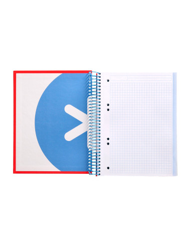 CUADERNO ESP. ANTARTIK A5 T.FORRADA MICRO 5MM 5B 6T.120H.100GR.RJ.