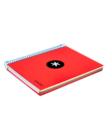 CUADERNO ESP. ANTARTIK A5 T.FORRADA MICRO LISO 5B 6T. 120H.100GR.RJ.