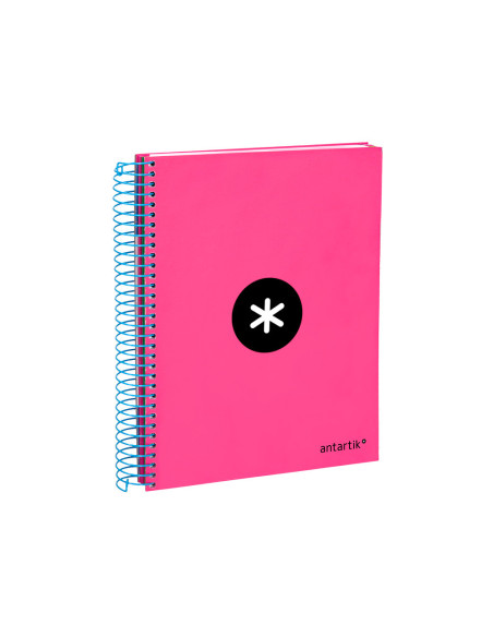 CUADERNO ESP. ANTARTIK A5 T.FORRADA MICRO LISO 5B 6T.120H.100GR.ROSA