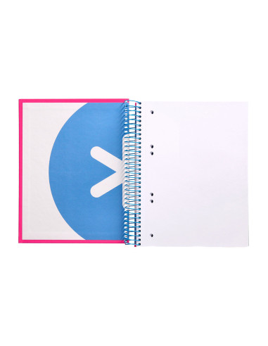 CUADERNO ESP. ANTARTIK A5 T.FORRADA MICRO LISO 5B 6T.120H.100GR.ROSA