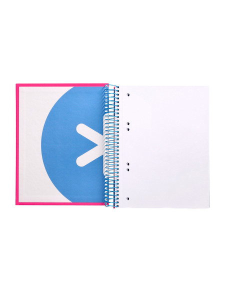 CUADERNO ESP. ANTARTIK A5 T.FORRADA MICRO LISO 5B 6T.120H.100GR.ROSA