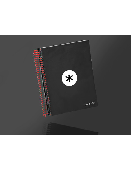 CUADERNO ESP. ANTARTIK A5 T.FORRADA MICRO LISO 5B 6T. 120H.100GR.NG.