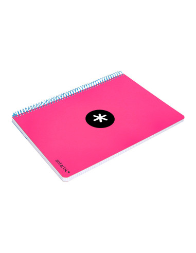 CUADERNO ESP. ANTARTIK FL. T.EXTRA.4MM 80H. 100GR. ROSA