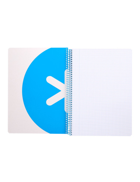 CUADERNO ESP. ANTARTIK FL. T.EXTRA.4MM 80H. 100GR. ROSA