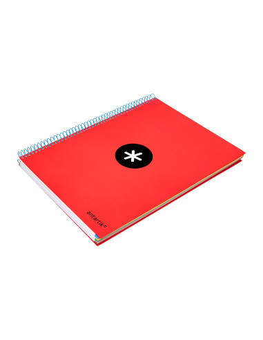 CUADERNO ESP. ANTARTIK A4 T.FORRADA MICRO 5MM 5B 4T.120H.100GR.SURT.