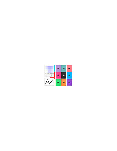 CUADERNO ESP. ANTARTIK A4 T.FORRADA MICRO 5MM 5B 4T.120H.100GR.SURT.