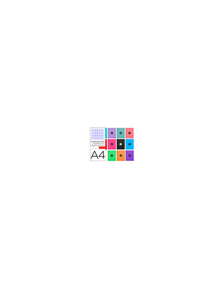 CUADERNO ESP. ANTARTIK A4 T.FORRADA MICRO 5MM 5B 4T.120H.100GR.SURT.