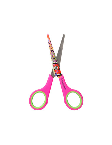 TIJERA ESCOLAR LIDERPAPEL HIP HOP 14 CM UNIDAD