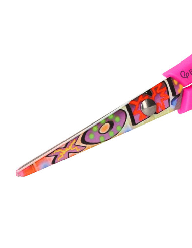 TIJERA ESCOLAR LIDERPAPEL HIP HOP 14 CM UNIDAD